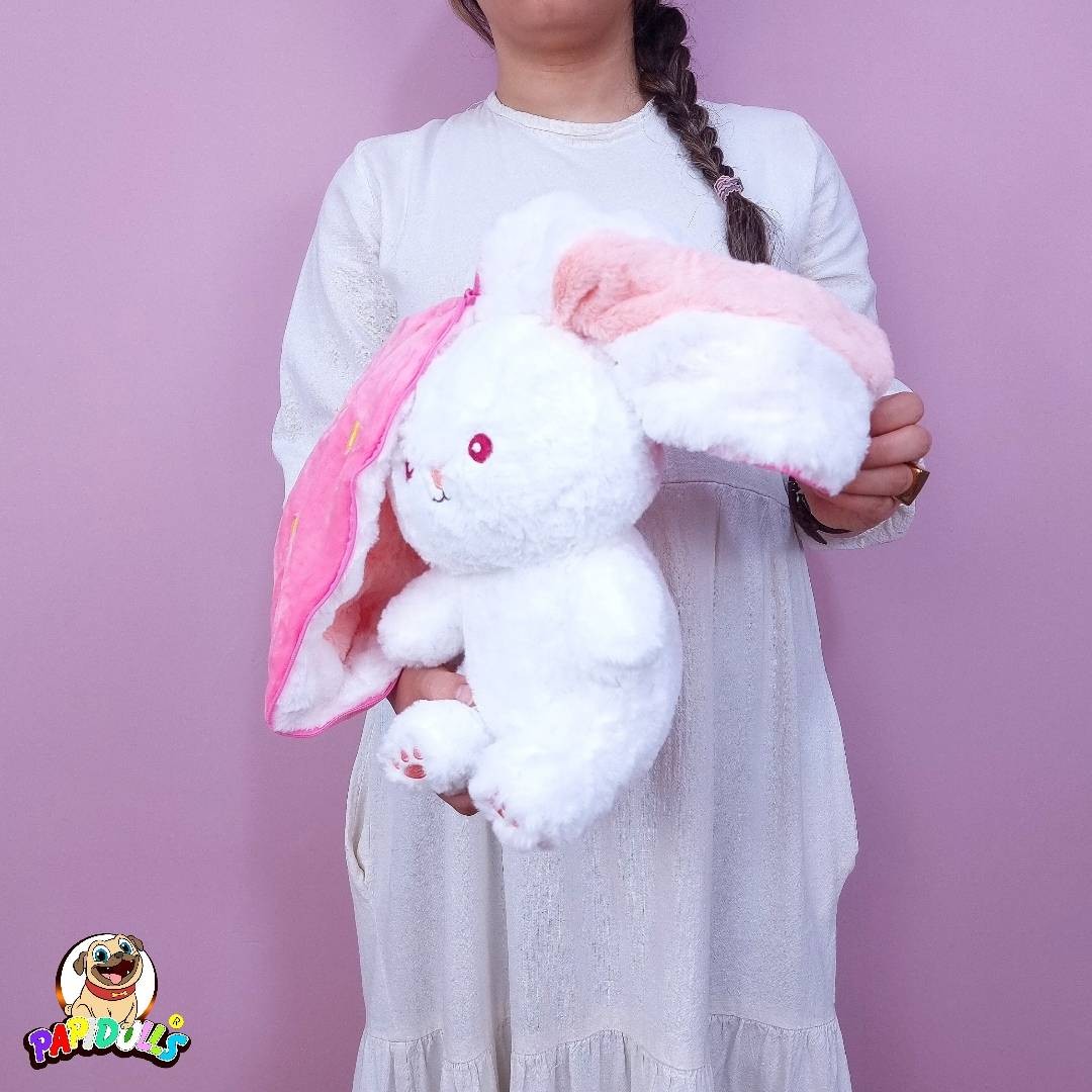 خرید عروسک خرگوش زیپ دار