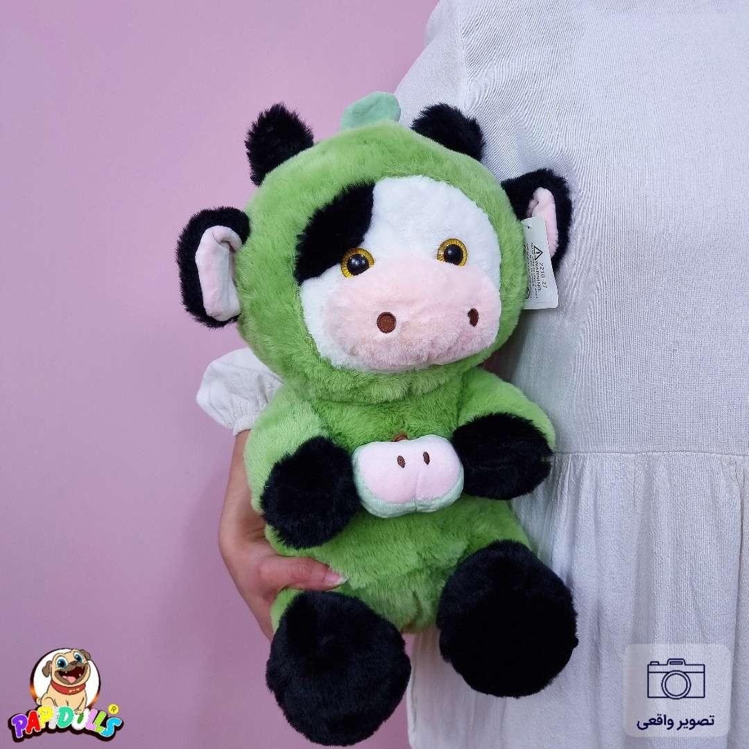 عروسک گاو سبز