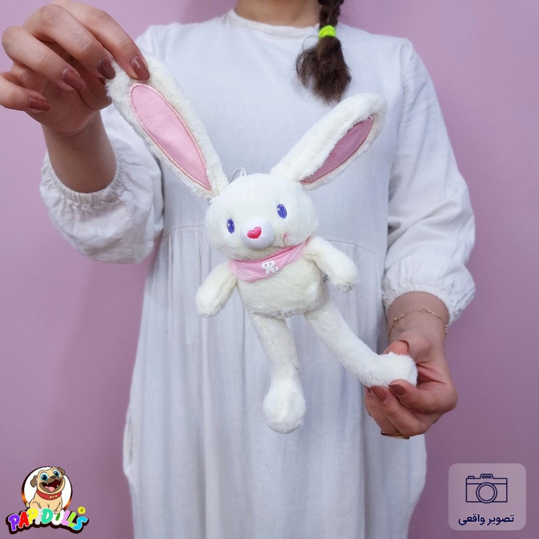 عروسک آویز خرگوش سفید